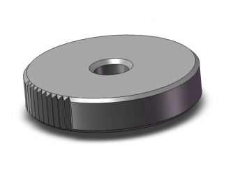 Knurled nut M6 DIN467 r 