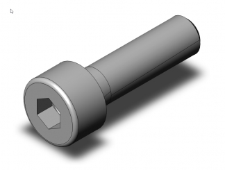 Hexagon socket head screw M4x14 DIN912 r 