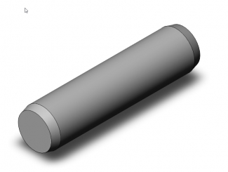 Parallel pin 3x12 ISO 8734 r 