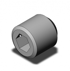 Set screw M6x6 DIN913 r 