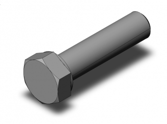 Hexagon head screw M6x70 DIN933 r 