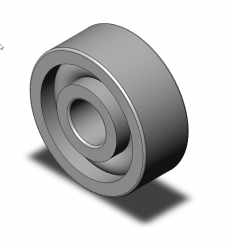 Deep-groove ball bear. 6001-2RS1 12/28x8 