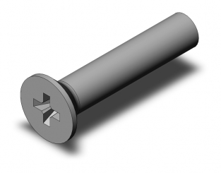 Countersunk screw M3x12 DIN965 r 