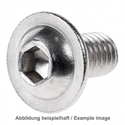 Button head socket screw w flange M6x16 