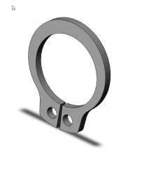 Circlip 6x0,7 DIN471 r 