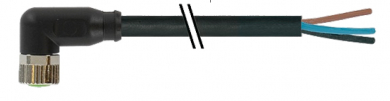 MUR.Control cable M8 jack 3p 5m 90° 