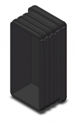 Plug f tube 40x20x1-2.5 