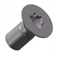 Countersunk screw TX-M6x12 ISO14581r 