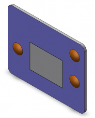 Foil keypad display H400c 