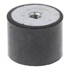 Rubber-metal foot 40x20 