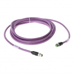 5-P M12 5M EXT CABLE B-CODED 